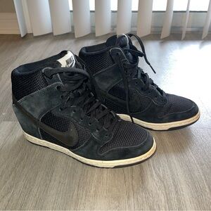 Nike Dunk Sky Hi Wedge Sneakers Size 8